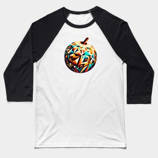 Tribal Geometry: Colorful Coconut Design Baseball T-Shirt